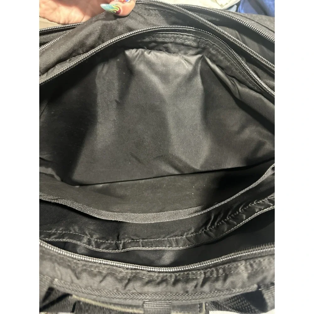 North Face Black Messenger Bag Laptop Strap & Handles